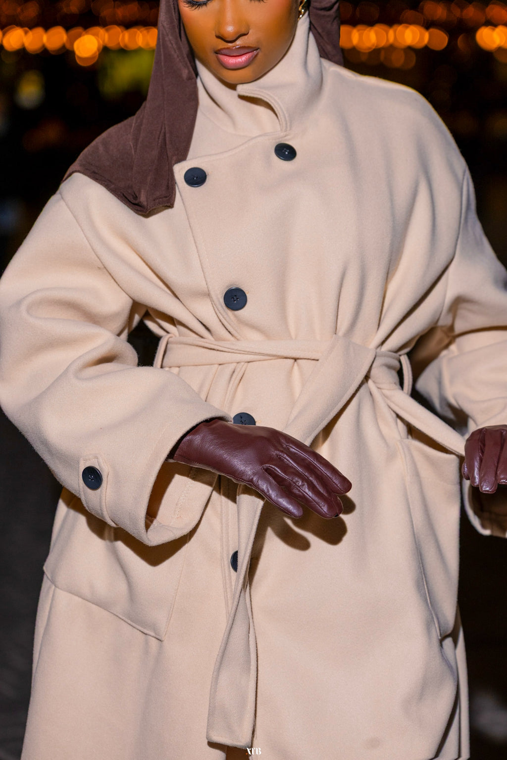 Trench Long à ceinture