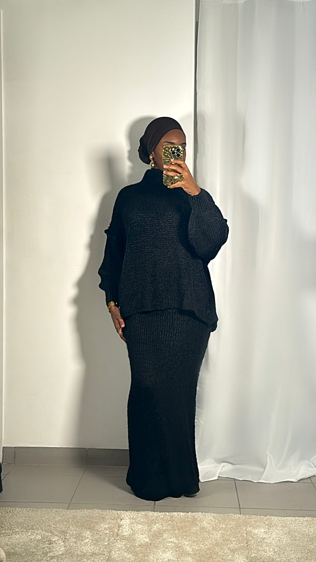 Set Jupe & Pull en Maille