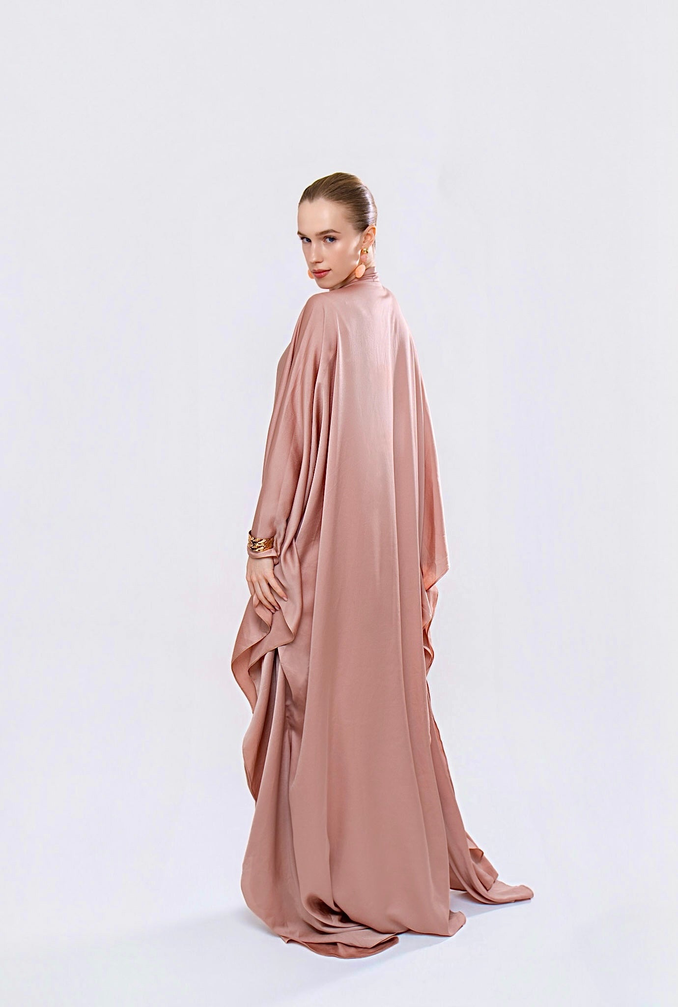 Kimono fluide satinée
